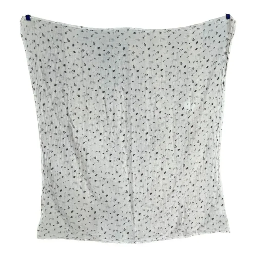 Kohl's Cares Kites Baby Muslin Swaddle Baby Blanket Gray Purple Cotton
